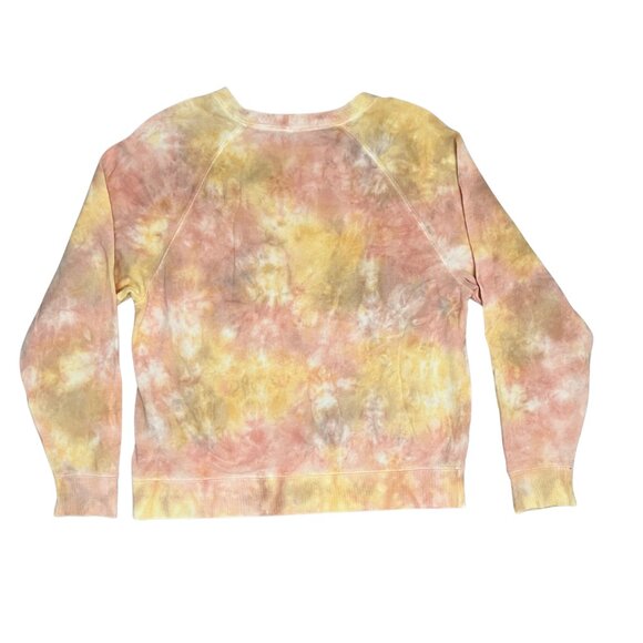 Old Navy Women's Tie Dye Lounge Set Size M Orange Cozy Sweatshirt & Jogger Set - Picture 10 of 16